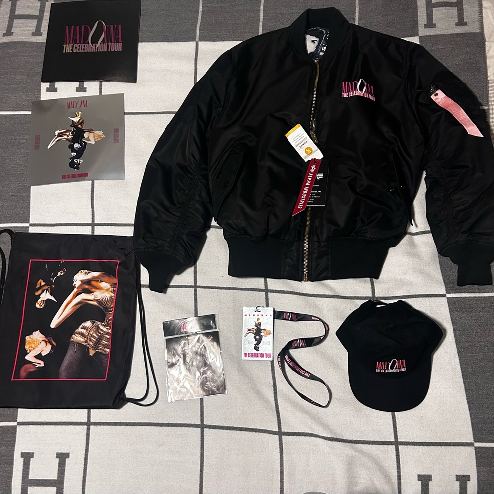 NEW Madonna Bomber Celebration 2023 Tour exclusive Jacket.